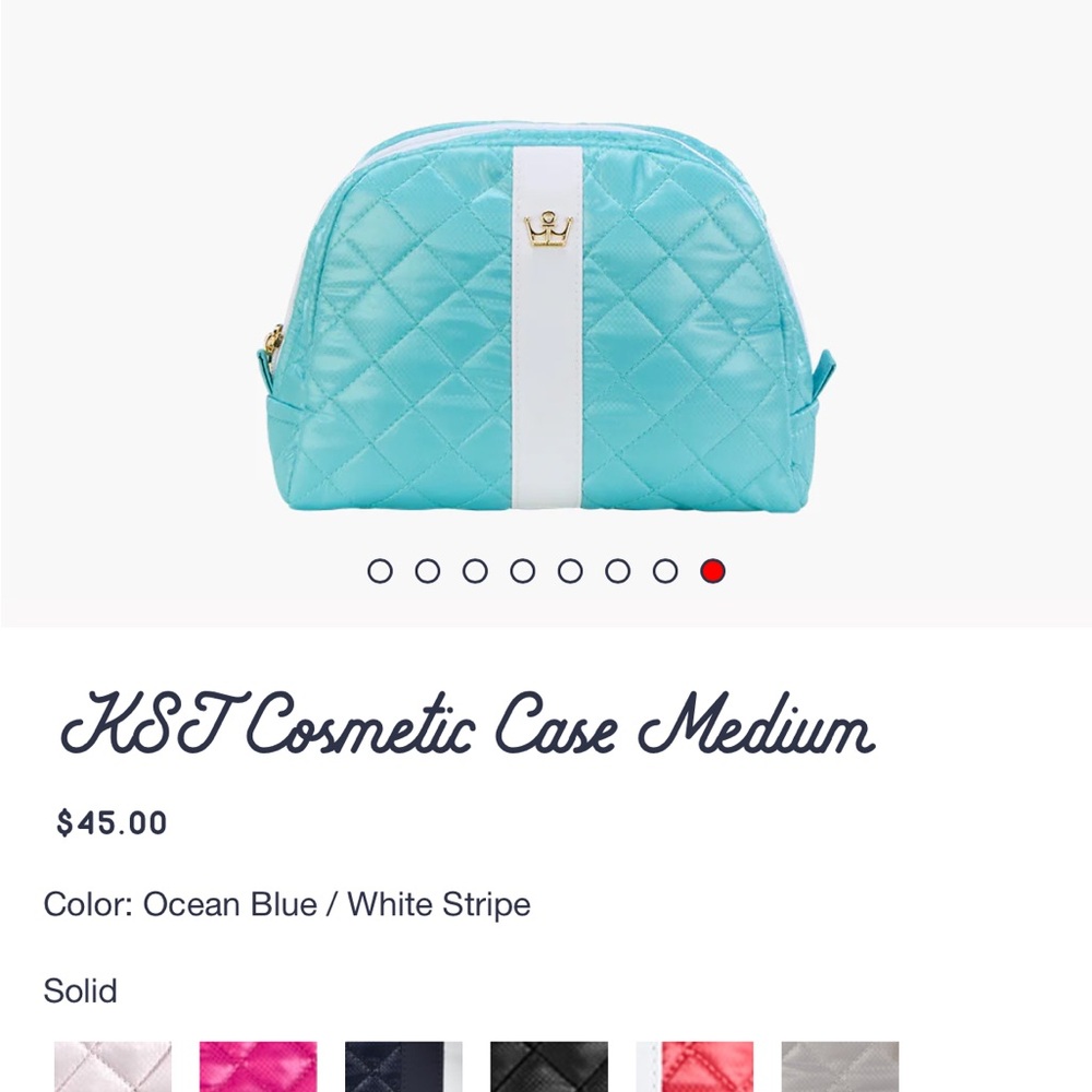 KSJ Ocean Blue Cosmetic Case